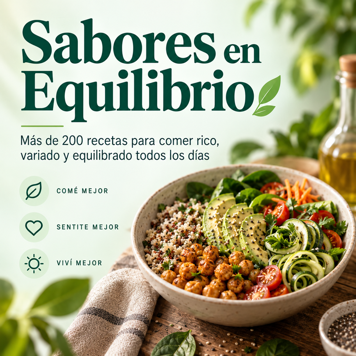 sabores equilibrados. + 200 recetas